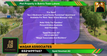 Residential Plot for Sale in Bahria Town, Lahore - (BP-43890)