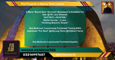 Residential Plot for Sale in Bahria Town, Lahore - (BP-43968)
