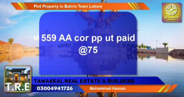 Residential Plot for Sale in Bahria Town, Lahore - (BP-43994)