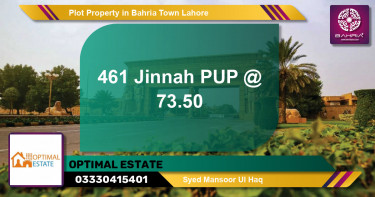 Residential Plot for Sale in Bahria Town, Lahore - (BP-44004)
