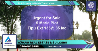 Residential Plot for Sale in Bahria Town, Lahore - (BP-44005)
