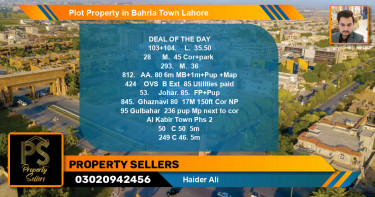 Residential Plot for Sale in Bahria Town, Lahore - (BP-44015)