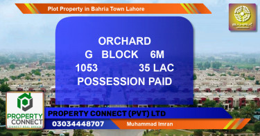 Residential Plot for Sale in Bahria Town, Lahore - (BP-44029)