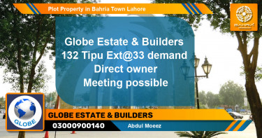 Residential Plot for Sale in Bahria Town, Lahore - (BP-44046)