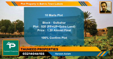 Residential Plot for Sale in Bahria Town, Lahore - (BP-44158)