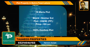 Residential Plot for Sale in Bahria Town, Lahore - (BP-44161)