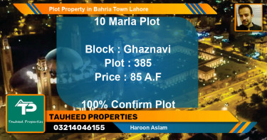 Residential Plot for Sale in Bahria Town, Lahore - (BP-44169)