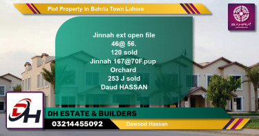 Residential Plot for Sale in Bahria Town, Lahore - (BP-44191)