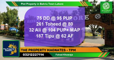 Residential Plot for Sale in Bahria Town, Lahore - (BP-44225)