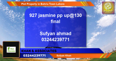 Residential Plot for Sale in Bahria Town, Lahore - (BP-44282)