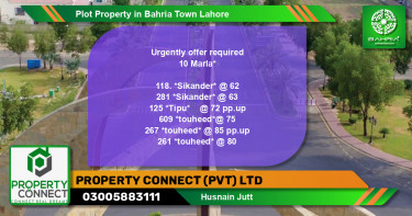 Residential Plot for Sale in Bahria Town, Lahore - (BP-44293)