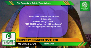 Residential Plot for Sale in Bahria Town, Lahore - (BP-44305)