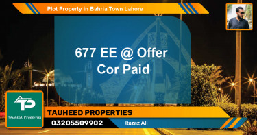 Residential Plot for Sale in Bahria Town, Lahore - (BP-44378)