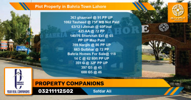 Residential Plot for Sale in Bahria Town, Lahore - (BP-44499)