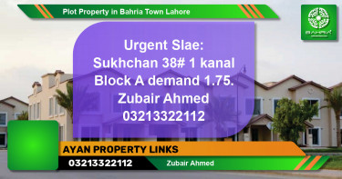 Residential Plot for Sale in Bahria Town, Lahore - (BP-44562)