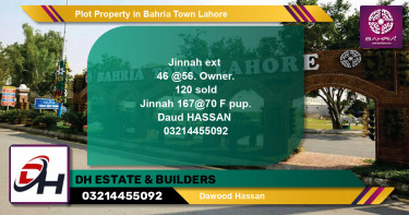 Residential Plot for Sale in Bahria Town, Lahore - (BP-44577)