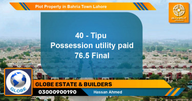 Residential Plot for Sale in Bahria Town, Lahore - (BP-44607)