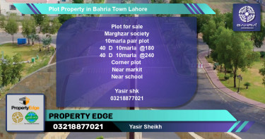 Residential Plot for Sale in Bahria Town, Lahore - (BP-44610)