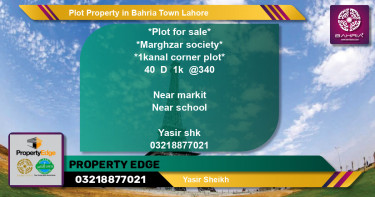 Residential Plot for Sale in Bahria Town, Lahore - (BP-44774)