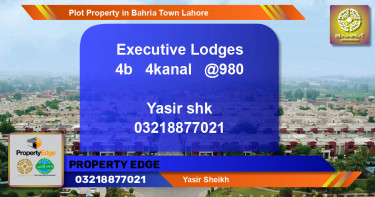Residential Plot for Sale in Bahria Town, Lahore - (BP-44781)
