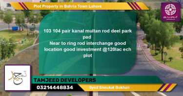 Residential Plot for Sale in Bahria Town, Lahore - (BP-44791)