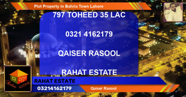 Residential Plot for Sale in Bahria Town, Lahore - (BP-44821)