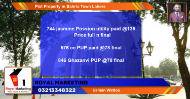 Residential Plot for Sale in Bahria Town, Lahore - (BP-44846)