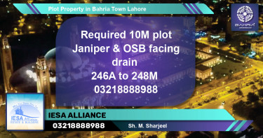 Residential Plot for Sale in Bahria Town, Lahore - (BP-44857)