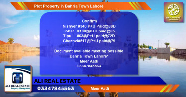 Residential Plot for Sale in Bahria Town, Lahore - (BP-44949)