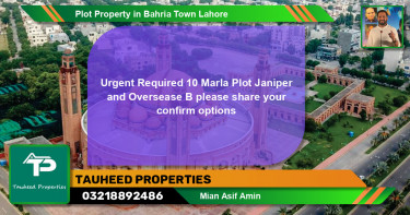 Residential Plot for Sale in Bahria Town, Lahore - (BP-44976)