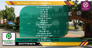 Residential Plot for Sale in Bahria Town, Lahore - (BP-44999)