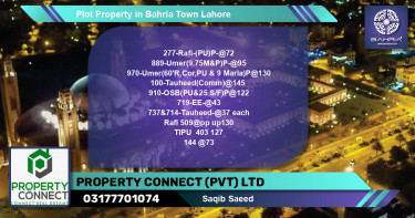 Residential Plot for Sale in Bahria Town, Lahore - (BP-45073)