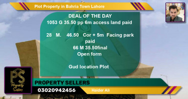 Residential Plot for Sale in Bahria Town, Lahore - (BP-45131)