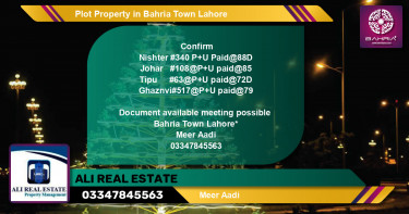 Residential Plot for Sale in Bahria Town, Lahore - (BP-45145)