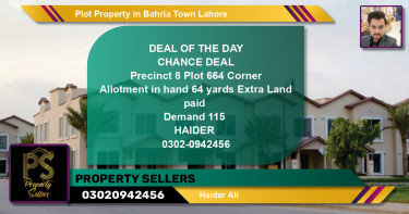 Residential Plot for Sale in Bahria Town, Lahore - (BP-45153)