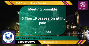 Residential Plot for Sale in Bahria Town, Lahore - (BP-45163)