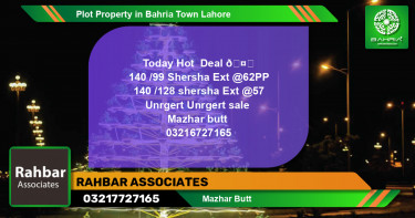 Residential Plot for Sale in Bahria Town, Lahore - (BP-45246)