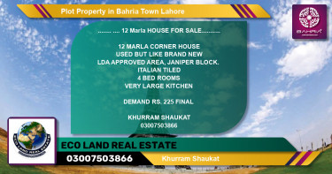 Residential Plot for Sale in Bahria Town, Lahore - (BP-45262)