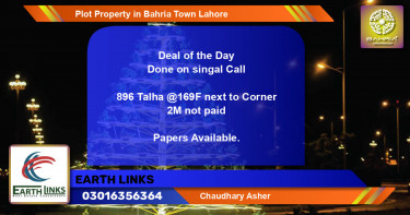 Residential Plot for Sale in Bahria Town, Lahore - (BP-45351)