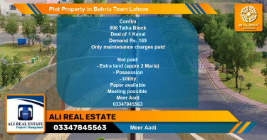 Residential Plot for Sale in Bahria Town, Lahore - (BP-45359)