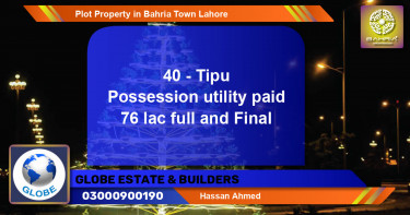 Residential Plot for Sale in Bahria Town, Lahore - (BP-45423)