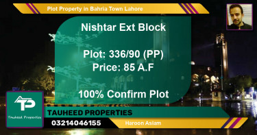 Residential Plot for Sale in Bahria Town, Lahore - (BP-45446)