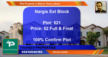 Residential Plot for Sale in Bahria Town, Lahore - (BP-45450)