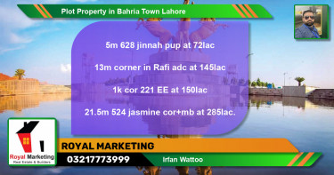 Residential Plot for Sale in Bahria Town, Lahore - (BP-45464)