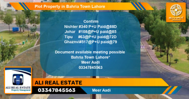 Residential Plot for Sale in Bahria Town, Lahore - (BP-45492)