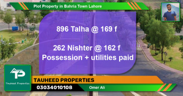 Residential Plot for Sale in Bahria Town, Lahore - (BP-45524)