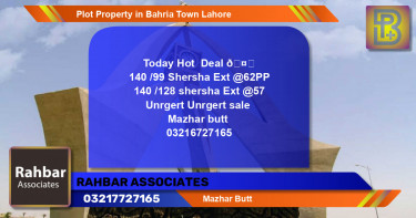 Residential Plot for Sale in Bahria Town, Lahore - (BP-45620)