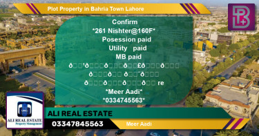 Residential Plot for Sale in Bahria Town, Lahore - (BP-45650)