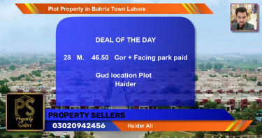Residential Plot for Sale in Bahria Town, Lahore - (BP-45662)