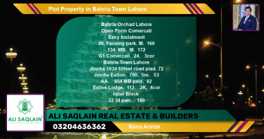 Residential Plot for Sale in Bahria Town, Lahore - (BP-45696)